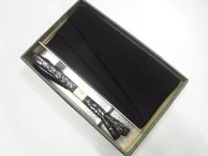 未使用品　正絹　喪服用　手組帯締め・帯揚げセット